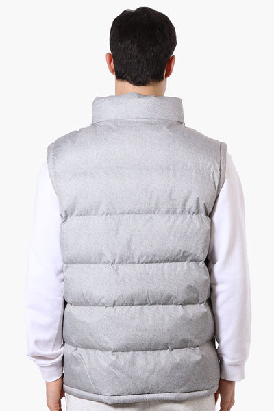 Super Triple Goose Double Pocket Bubble Vest - Grey - Mens Vests - Canada Weather Gear