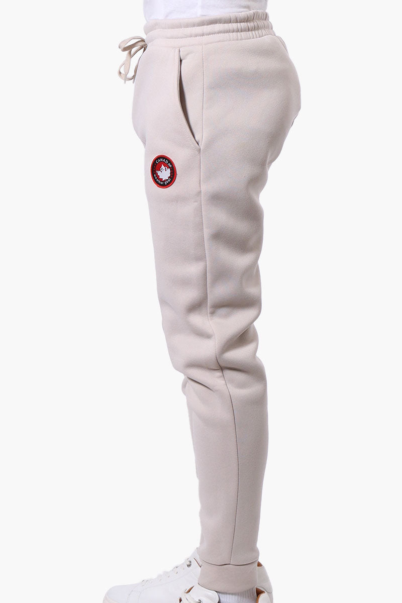 Canada Weather Gear Basic Tie Waist Joggers - Beige - Mens Joggers & Sweatpants - Canada Weather Gear