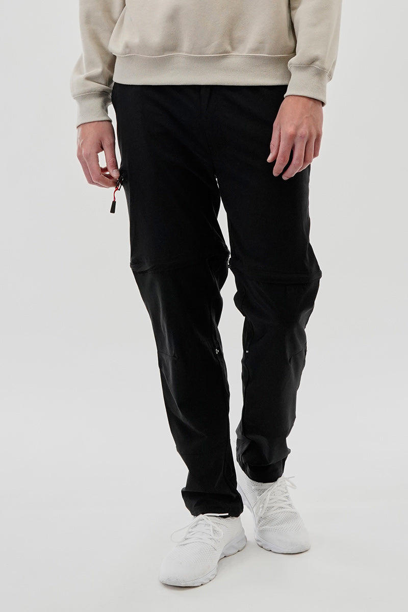 Canada Weather Gear Adventure Bound Solid Zip Off Cargo Pants - Black - Mens Pants - Canada Weather Gear
