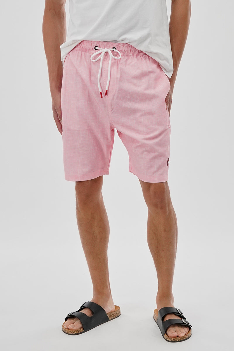 Canada Weather Gear Elastic Surf Shorts - Pink - Mens Shorts & Capris - Canada Weather Gear