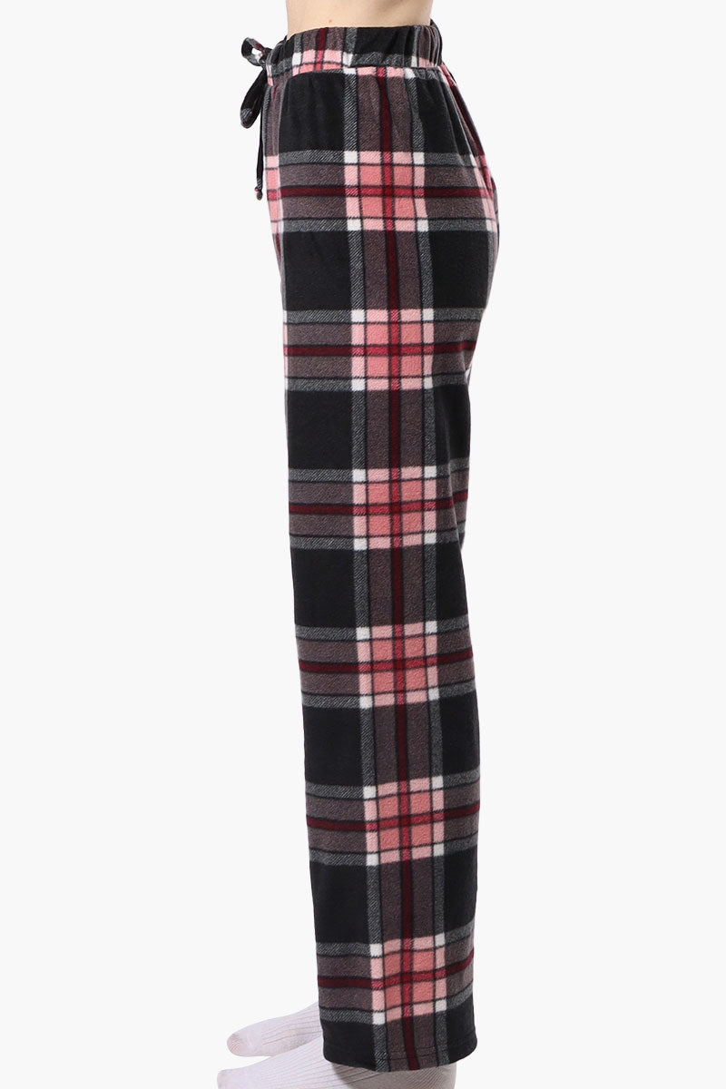 Canada Weather Gear Plaid Wide Leg Pajama Pants - Pink