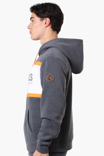 Essentials Super Triple Goose Striped Logo Hoodie - Grey - Mens Hoodies & Sweatshirts - Canada Weather Gear