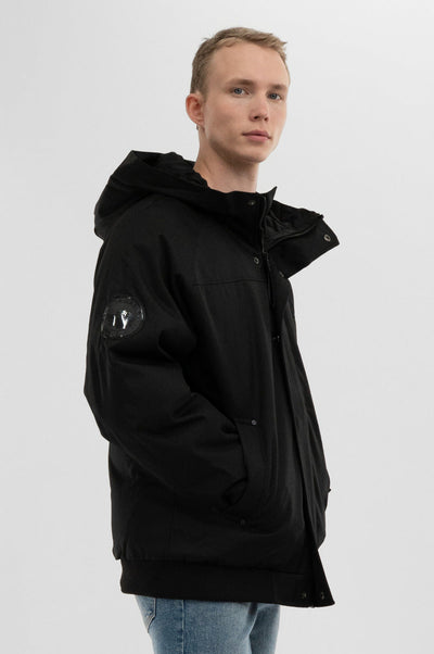 Canada Weather Gear Backpack Strap Bomber Jacket - Black