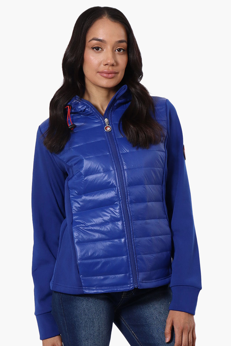 Canada Weather Gear Quilted Nylon Lightweight Jacket - Blue - Womens Lightweight Jackets - Canada Weather Gear