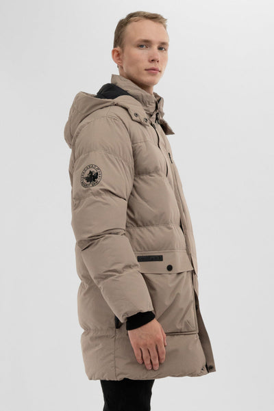 Canada Weather Gear Puffer Parka Jacket - Beige