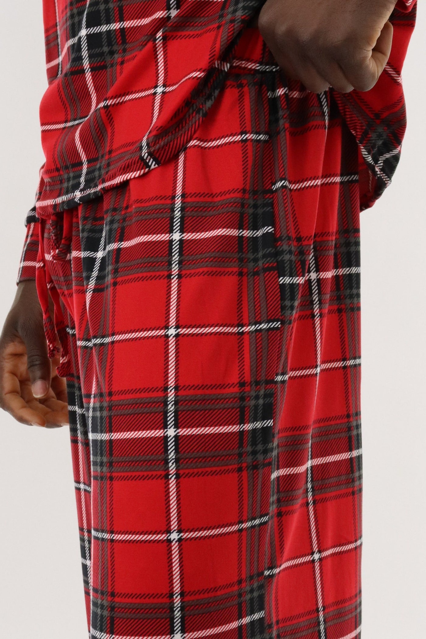 Canada Weather Gear Long Printed Pajama Pants - Red - Mens Pajamas - Canada Weather Gear