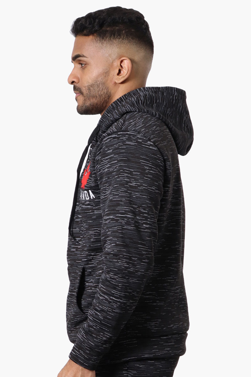 Canada Weather Gear Patterned Zip Up Hoodie - Black - Mens Hoodies & Sweatshirts - Canada Weather Gear