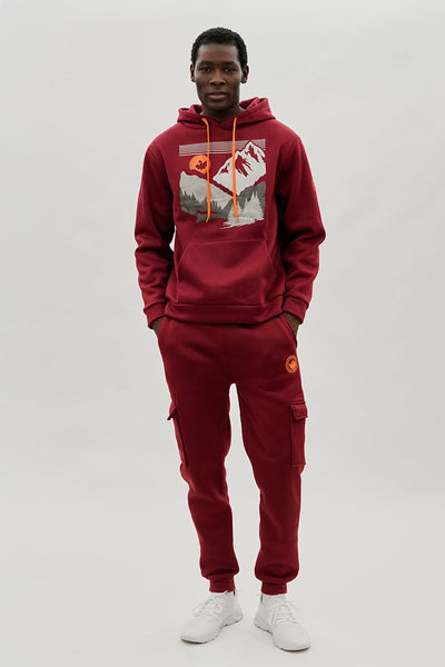 Canada Weather Gear Basic Cargo Joggers - Red
