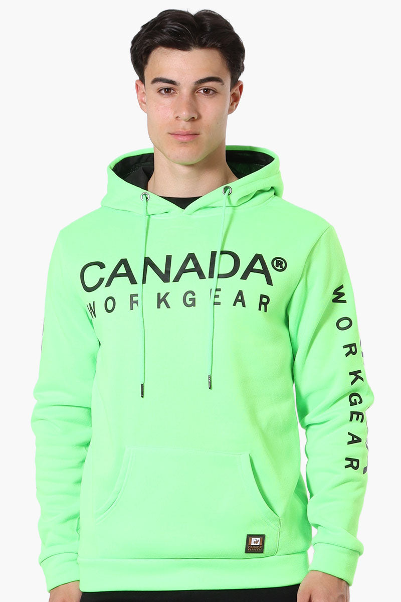 Canada Work Gear Logo Sleeve Hoodie - Green - Mens Hoodies & Sweatshirts - Canada Weather Gear