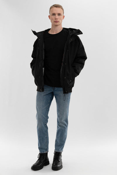 Canada Weather Gear Backpack Strap Bomber Jacket - Black