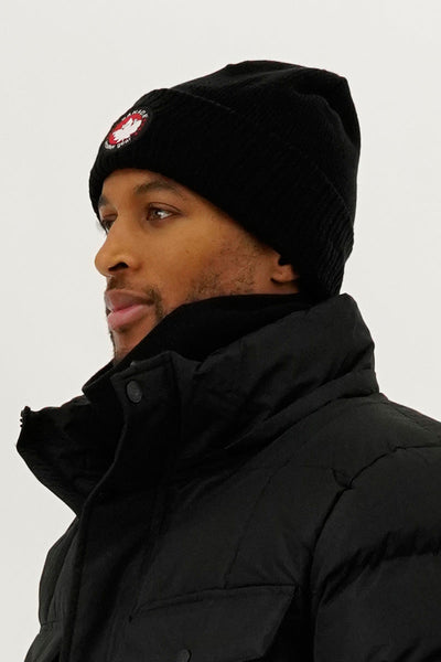 Canada Weather Gear Two Piece Set Gaiter and Hat - Black - Mens Hats - Canada Weather Gear