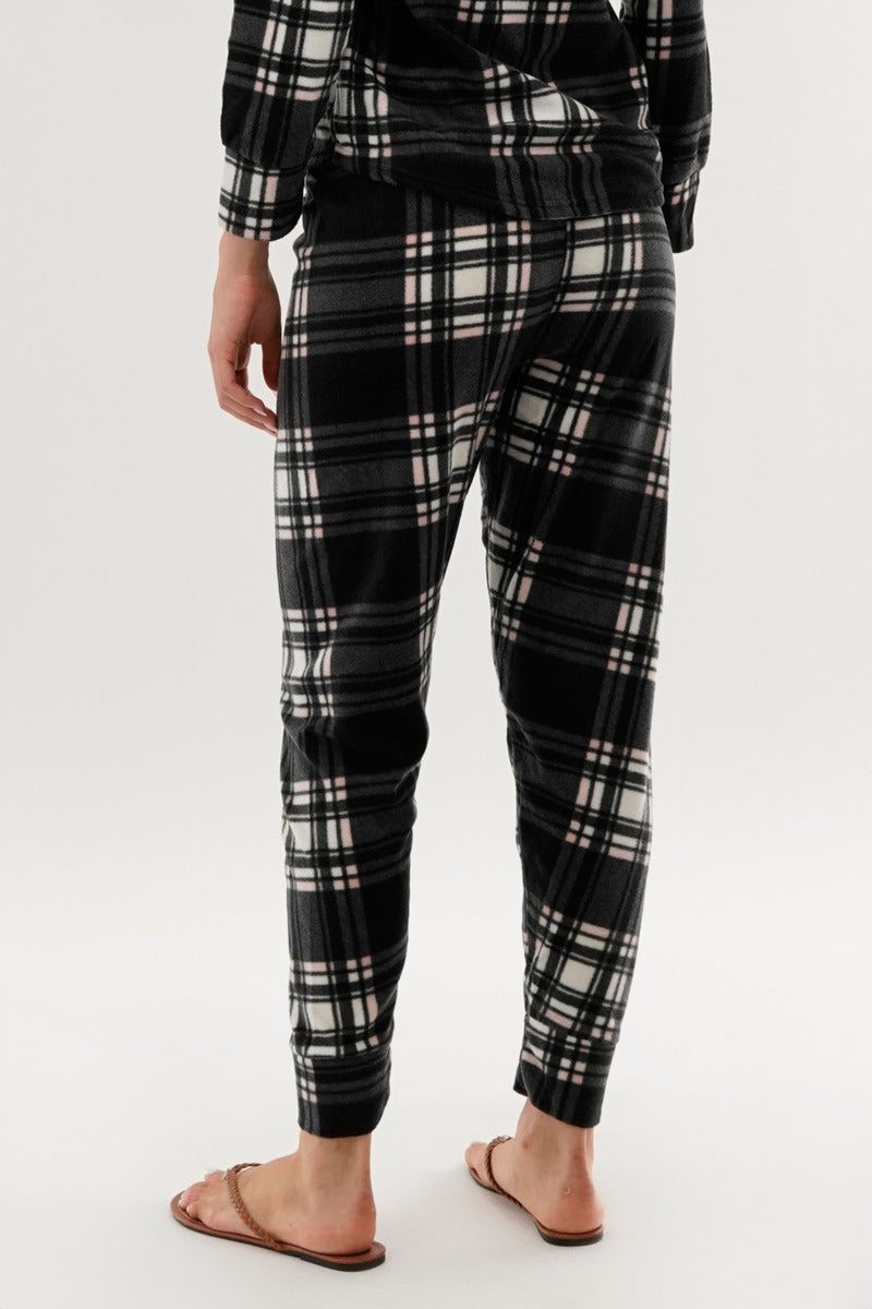 Canada Weather Gear Plaid Pajama Pants - Black - Womens Pajamas - Canada Weather Gear