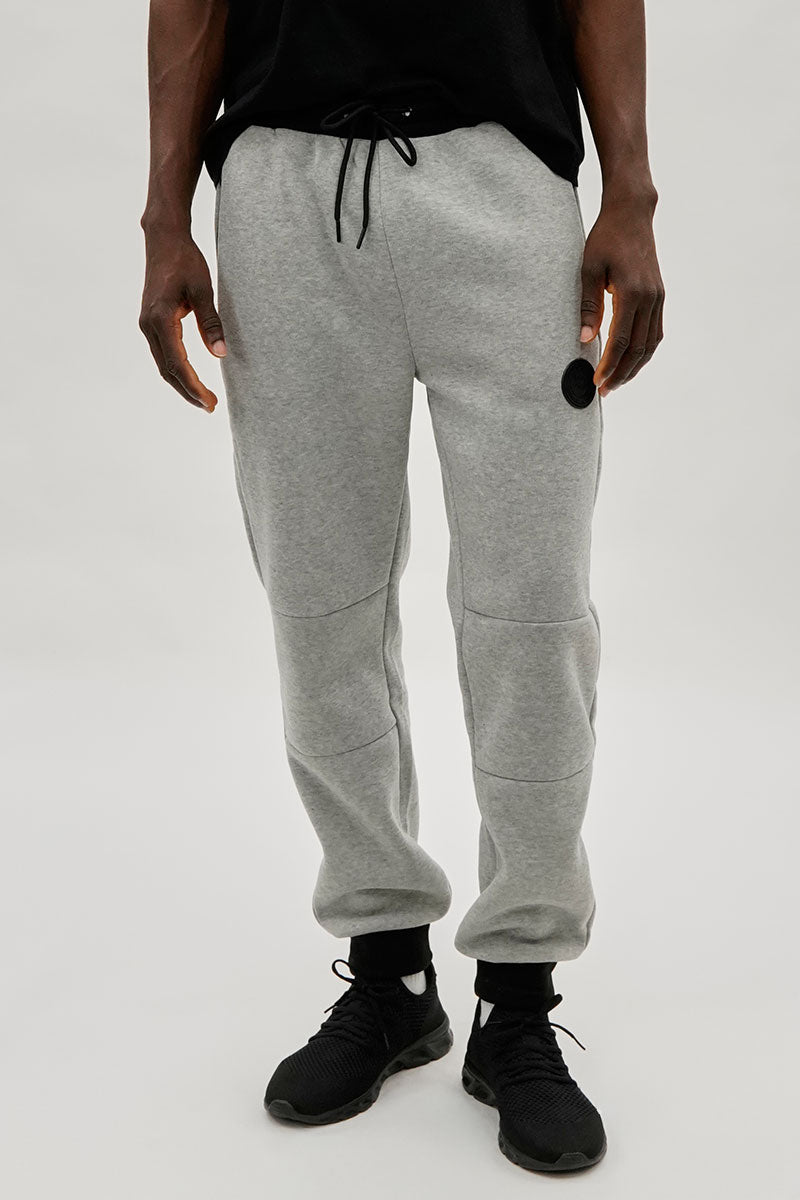 Super Triple Goose Basic Zipper Pocket Joggers - Grey