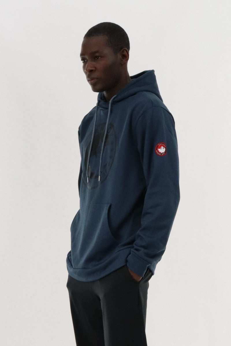 Canada Weather Gear Logo Hoodie - Navy - Mens Hoodies & Sweatshirts - Canada Weather Gear