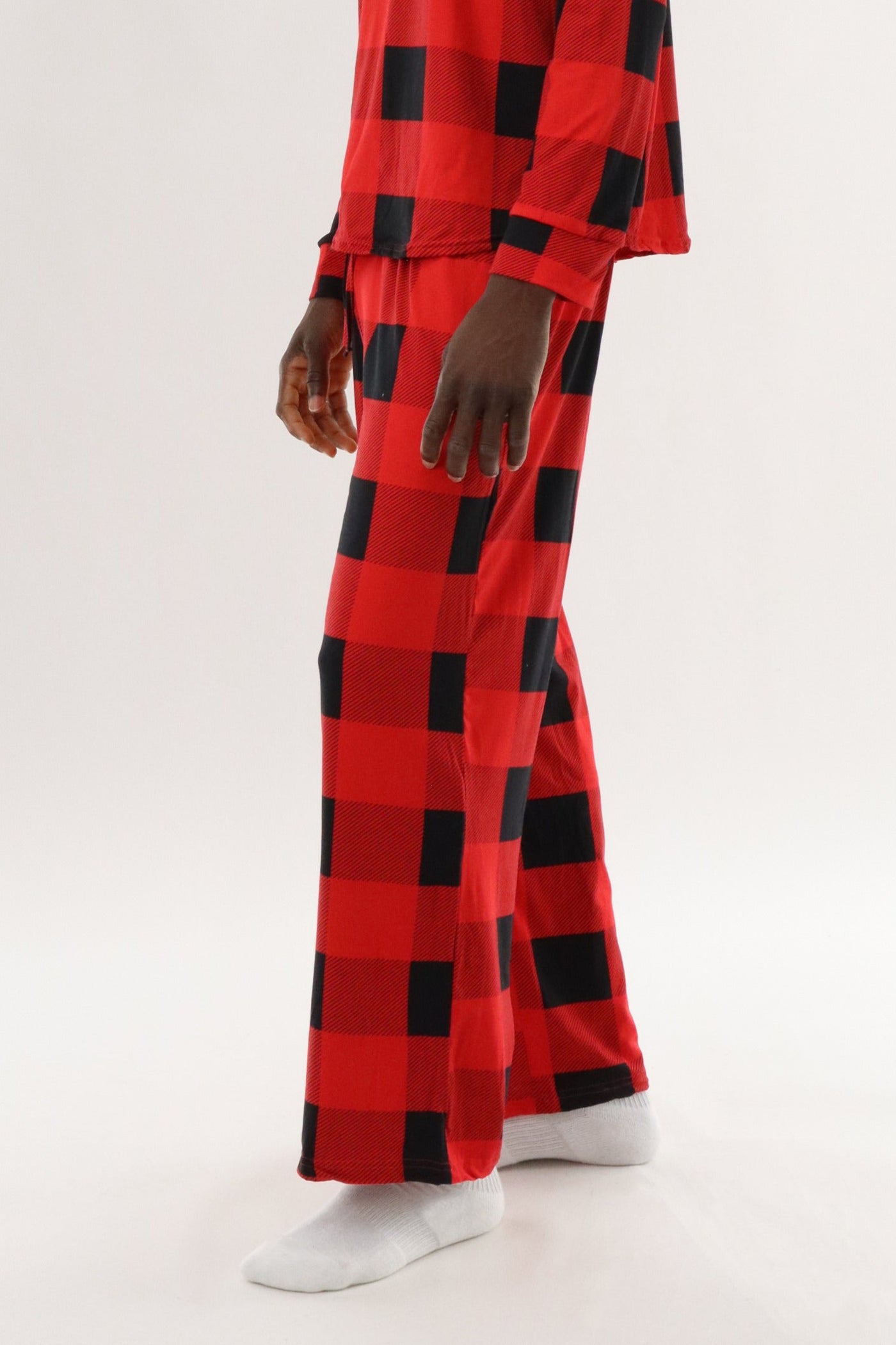 Canada Weather Gear Long Printed Pajama Pants - Red - Mens Pajamas - Canada Weather Gear