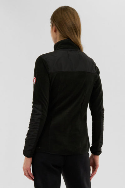 Canada Weather Gear Fleece Lightweight Jacket - Black - Womens Lightweight Jackets - Canada Weather Gear