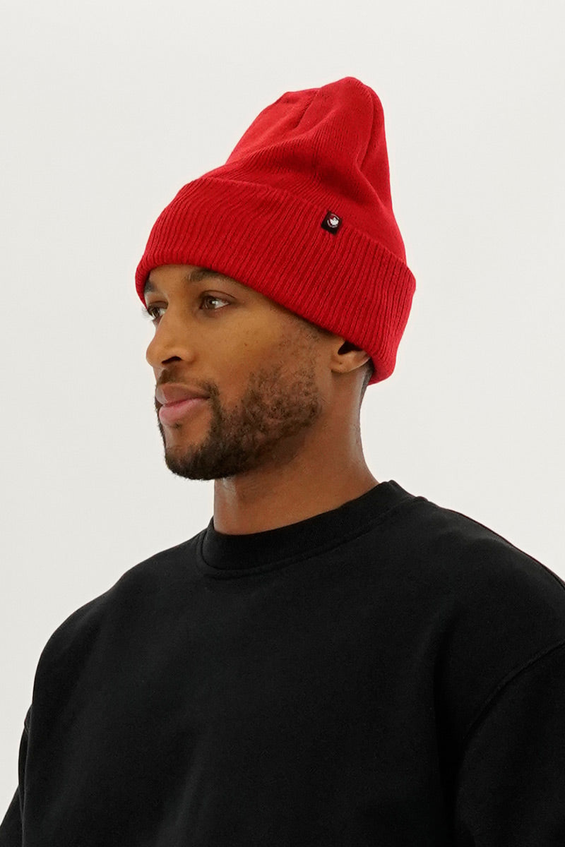 Canada Weather Gear Two-Pack Knit Hat - Red - Mens Hats - Canada Weather Gear