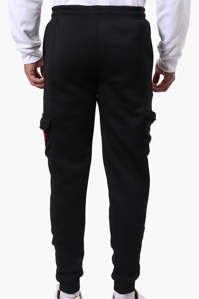 Canada Weather Gear Tie Waist Cargo Joggers - Black - Mens Joggers & Sweatpants - Canada Weather Gear