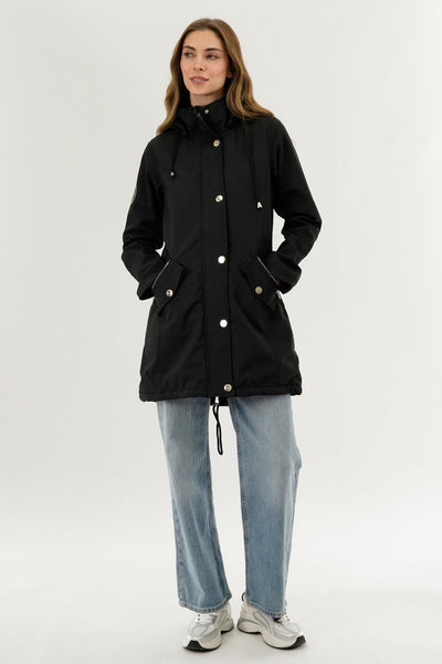 Canada Weather Gear Soft Shell Lightweight Jacket - Black