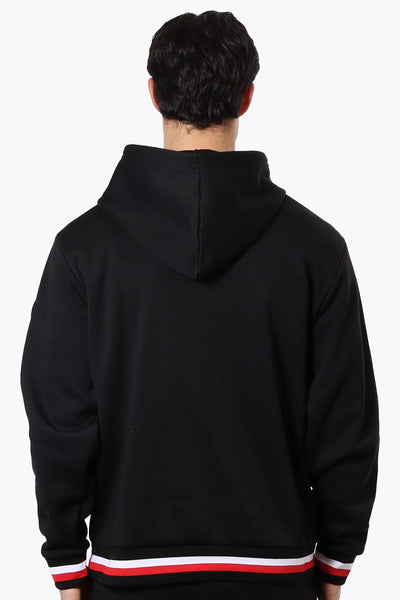 Essentials Super Triple Goose Striped Cuff Detail Hoodie - Black - Mens Hoodies & Sweatshirts - Canada Weather Gear