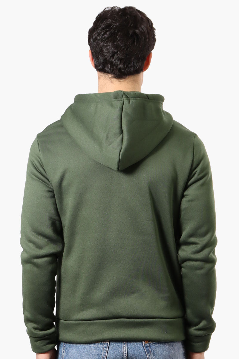 Canada Weather Gear Fleece Lined Zip Up Hoodie - Olive