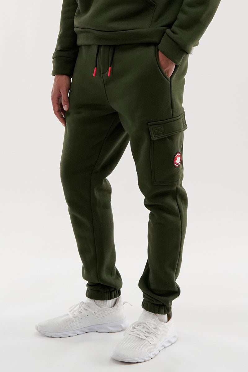 Canada Weather Gear Fleece Cargo Joggers - Olive