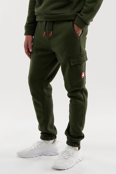 Canada Weather Gear Fleece Cargo Joggers - Olive