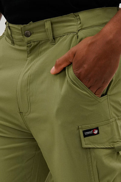Canada Weather Gear Convertible Utility Cargo Pants - Olive - Mens Pants - Canada Weather Gear