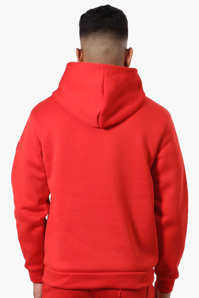 Canada Weather Gear Chest Logo Hoodie - Red - Mens Hoodies & Sweatshirts - Canada Weather Gear