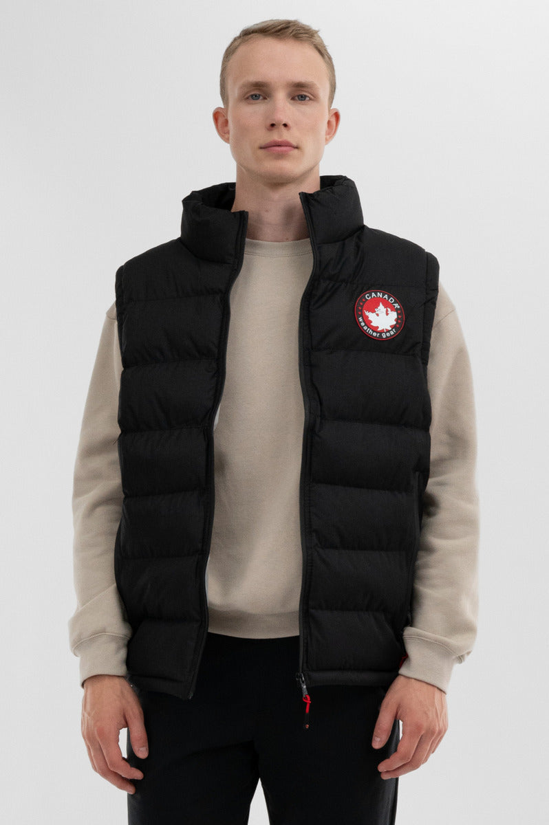 Canada Weather Gear Colour Block Puffer Vest - Black