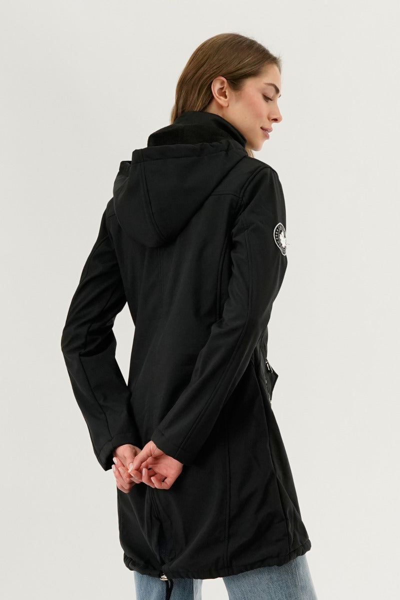 Canada Weather Gear Soft Shell Lightweight Jacket - Black