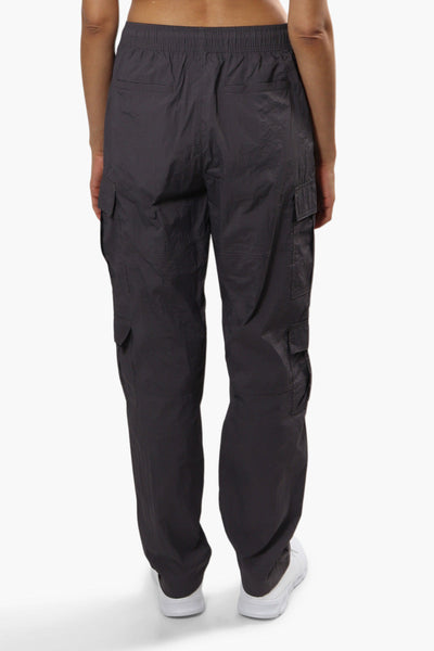 Canada Weather Gear Tie Waist Cargo Pants - Grey - Womens Pants - Canada Weather Gear