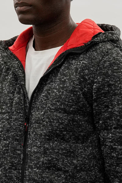 Canada Weather Gear Zip Up Hooded Lightweight Jacket - Black