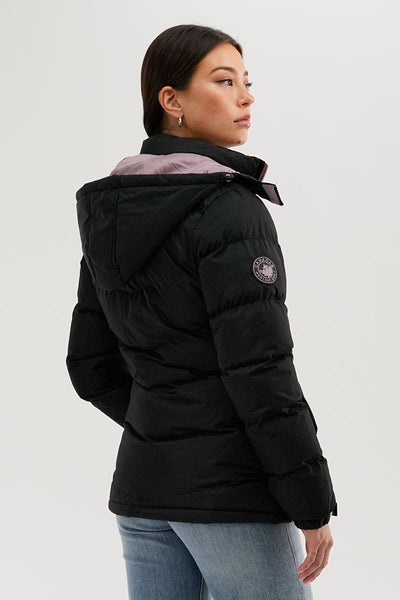Canada Weather Gear Chevron Bomber Jacket - Black - Womens Bomber Jackets - Canada Weather Gear