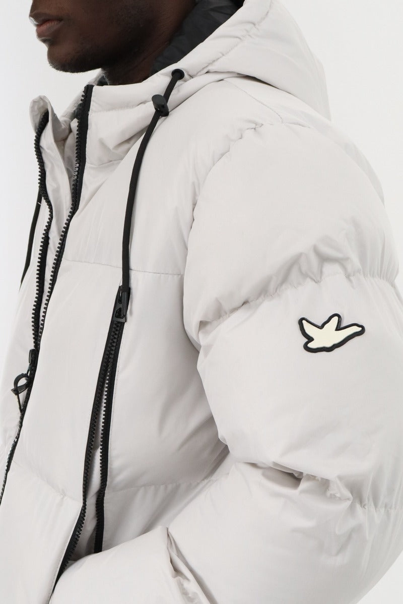Super Triple Goose Puffer Parka Jacket - White - Mens Parka Jackets - Canada Weather Gear