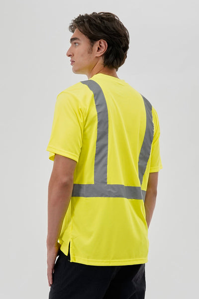 Canada Work Gear Hi-Vis Short Sleeve Tee - Yellow - Mens Tees & Tank Tops - Canada Weather Gear