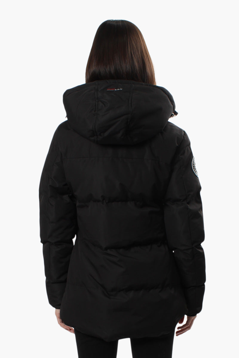 Canada Weather Gear Flap Pocket Parka Jacket - Black - Womens Parka Jackets - Canada Weather Gear