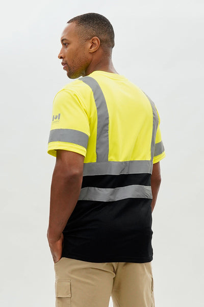 Canada Work Gear Hi-Vis Short Sleeve Tee - Yellow - Mens Tees & Tank Tops - Canada Weather Gear