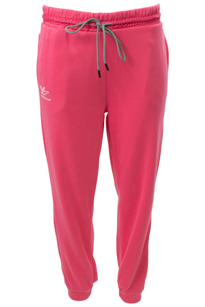Super Triple Goose Solid Tie Waist Jogger Sweatpants - Pink - Womens Joggers & Sweatpants - Canada Weather Gear