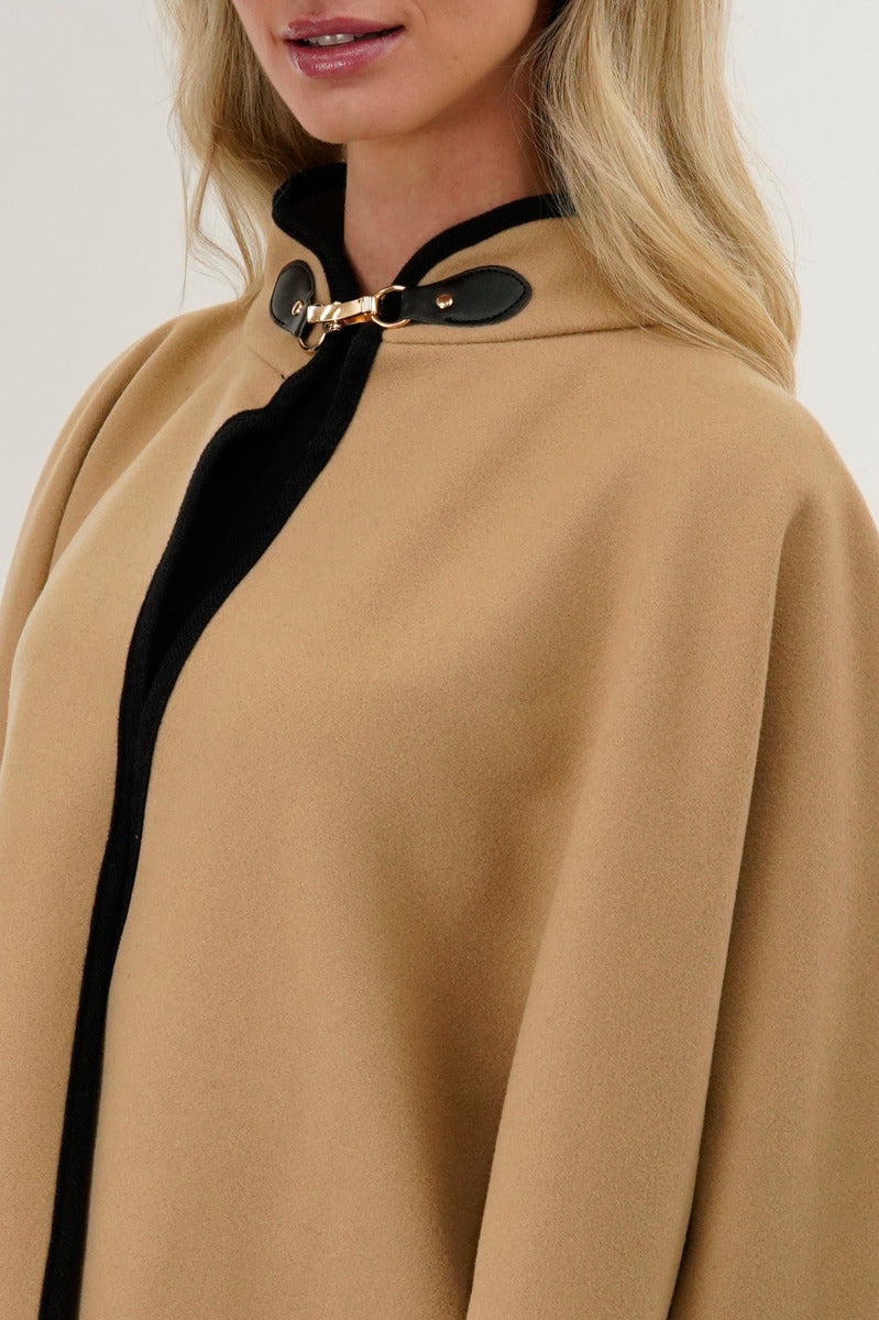 Canada Weather Gear Basic Poncho - Cream - Womens Ponchos - Canada Weather Gear