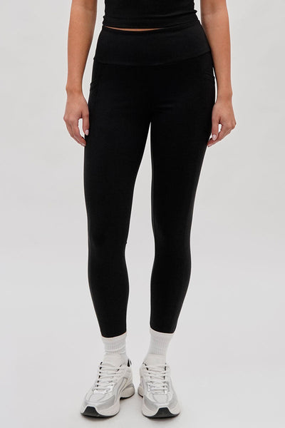 Canada Weather Gear High Waisted Yoga Leggings - Black - Womens Leggings - Canada Weather Gear