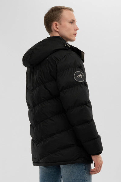 Super Triple Goose Chevron Bomber Jacket - Beige