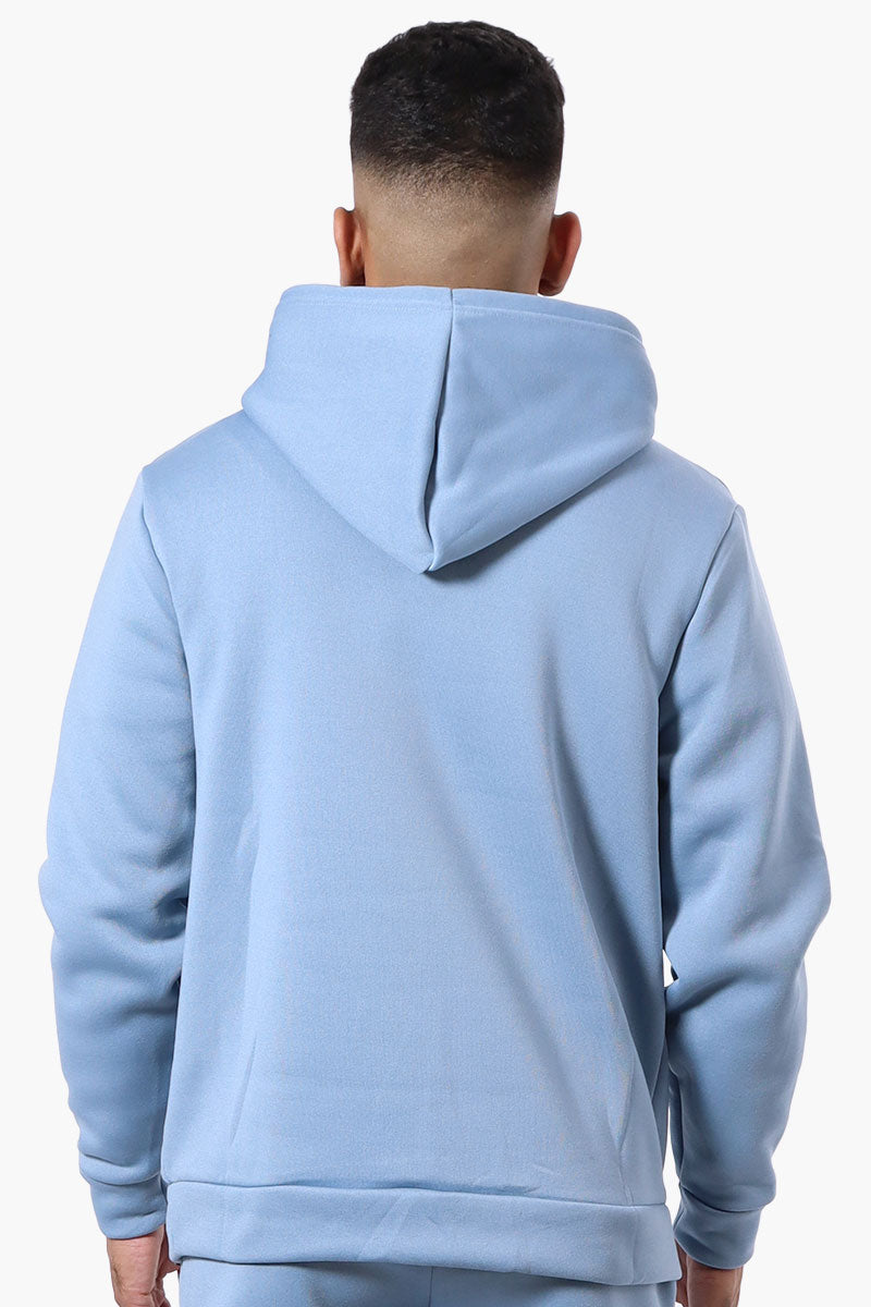 Canada Weather Gear Banff Print Hoodie - Blue - Mens Hoodies & Sweatshirts - Canada Weather Gear