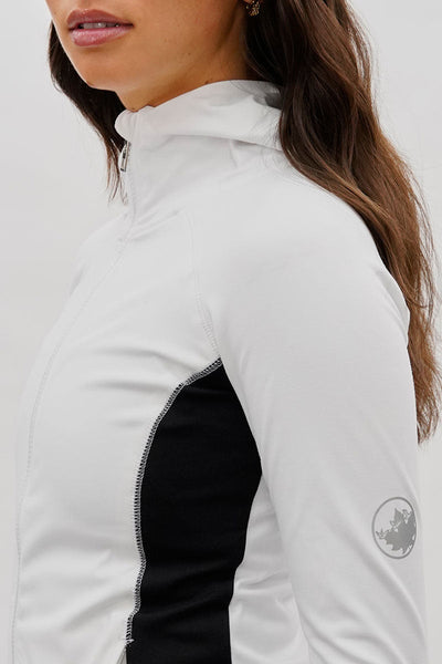 Canada Weather Gear Zip Up Yoga Lightweight Jacket - White - Womens Lightweight Jackets - Canada Weather Gear