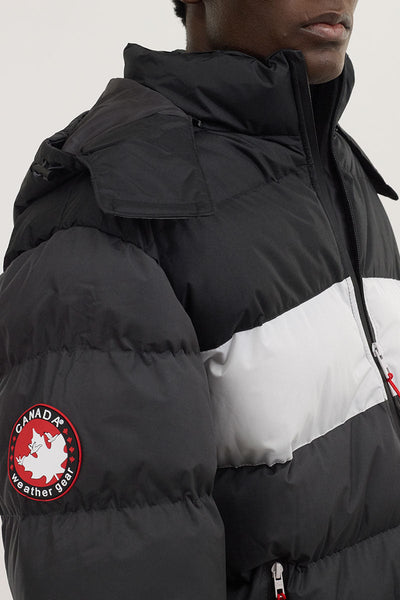 Canada Weather Gear Colour Block Bomber Jacket - Black