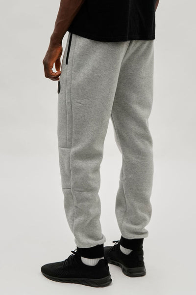 Super Triple Goose Basic Zipper Pocket Joggers - Grey