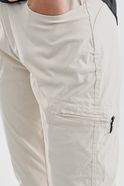 Canada Weather Gear Expedition Solid Cargo Pants - Cream - Womens Pants - Canada Weather Gear