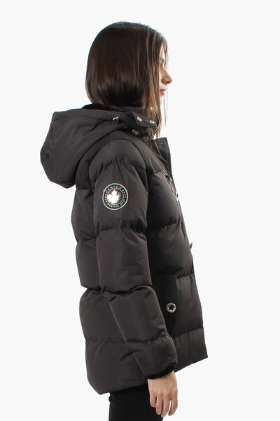 Canada Weather Gear Flap Pocket Parka Jacket - Grey - Womens Parka Jackets - Canada Weather Gear