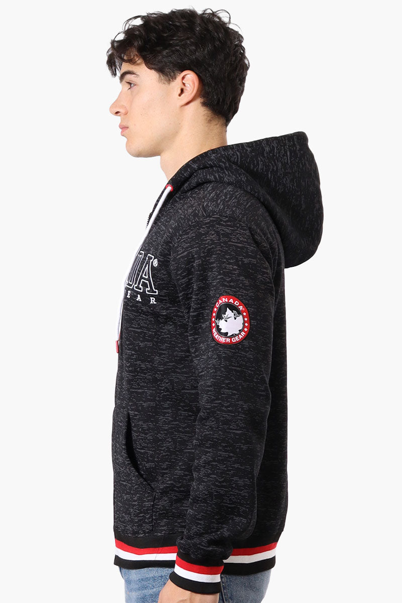 Canada Weather Gear Patterned Chest Logo Hoodie - Black