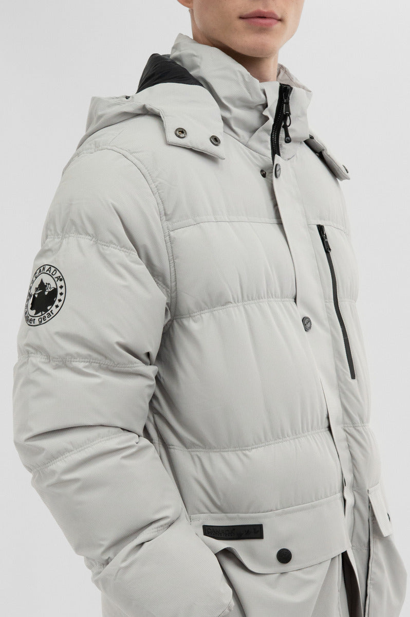Canada Weather Gear Puffer Parka Jacket - White